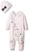 Mamas & Papas Baby Girls 0-24m Disney Alice in Wonderland Al-In-One and Hat Bodysuit, Multicoloured, 3-6 Months