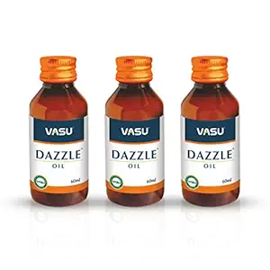 Vasu Healthcare Dazzle Oil, 60 ml (Pack of 3)