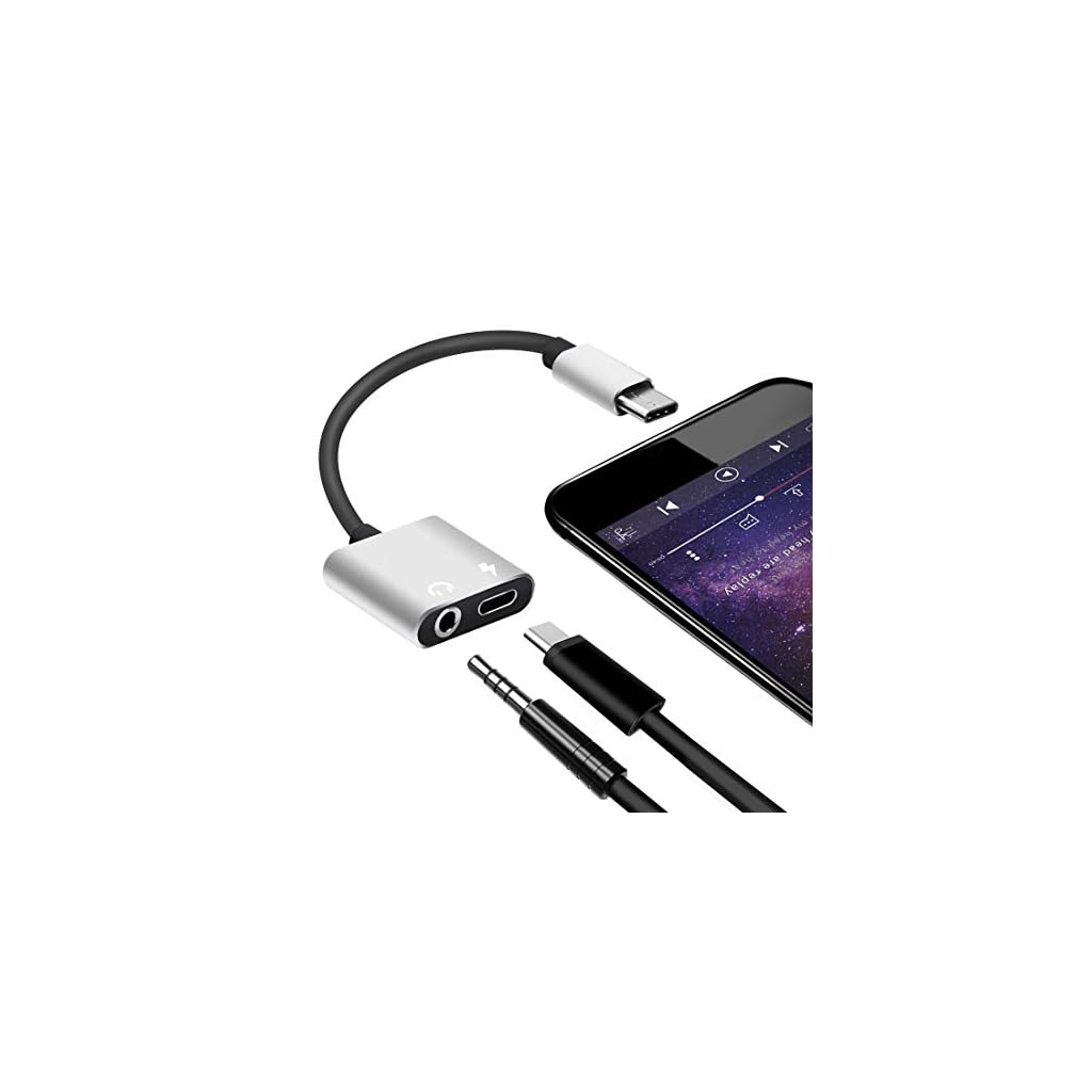 NGOKGA Adattatore USB C a 3,5 mm, Jack per cuffie audio Aux da Tipo C