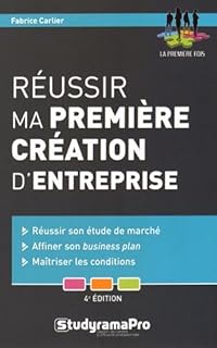 jaquette livre Réussir ma première création d'entreprise