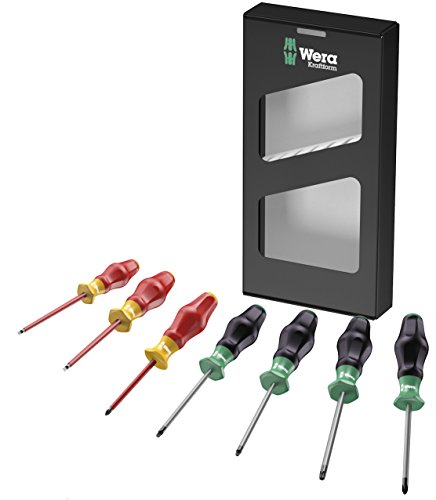 Wera Schraubendrehersatz Kraftform Comfort XL, 7-teilig, 05133236001