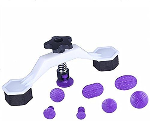 Cheefull Bridge Glue Puller,Pops a Dent Paintless Dent Repair Tools Kits with Glue Tabs (Purple)