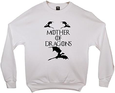 Mother of Dragons Sweatshirt - White - Small (38-40 inches)