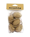 Décopatch AC384O 5 Eier aus Pappmaché, 4 x 4 x 4 cm, zum...