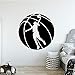 Produktbild kyprx Basketball Wandaufkleber Moderne Mode Wandaufkleber Für Küche Restaurant Dekoration Zubehör XL 58 cm X 58 cm
