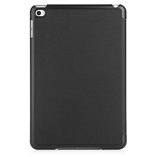 IHarbort® Apple Mini 4 Gehäuse – Multi-Winkel Smart Cover Halter Stand Leder Tasche für Apple iPad mini 4, Mit Schlaf / Wake Up Funktion (iPad mini 4, Schwarz) - 7