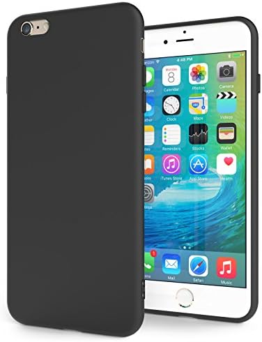 iPhone 6S / 6 Case, By Centopi - Scratch Resistant - Matte Finish - Lightweight &amp; NO Bulkiness - TPU Gel Soft Thin Silicone Back Cover - Matte Black