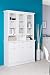 Produktbild lifestyle4living Buffetschrank in weiß,3 Türen, 3 Schubkästen, 3 Glastüren (9 Ablagen dahinter), 3 offene Fächer, Glastüraufsatz ca. 30 cm tief,Maße:ca. 120/200/40 cm