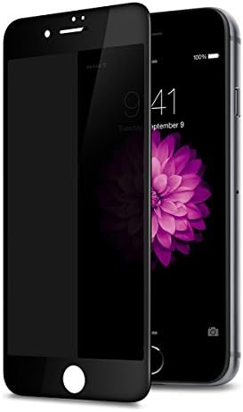 ARONTIME iphone 7Plus Black Screen Protector 3D Curved Edge Full Coverage Perfect fit Toughened Glass Film (iphone 7Plus 5.5",Black)
