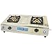Lucky Star Heavy Stainless Steel 2 Burner L.P. Gas Stove With Degi Pan Spot (Silver) RS.1575.00
