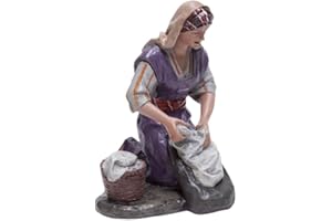 Triciclo Editores Lavandera | Figuras de Acciones Cotidianas |Figuras de Belén |Serie 11cm| Diseñadas por José Luis Mayo |Decoración Navideña |Nacimiento