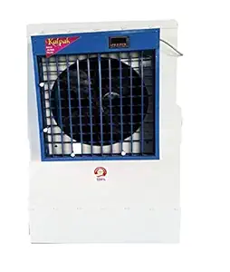 Kalpak by Kashi Industries Inverter Fan Air Cooler with Honeycomb Pad (White and Blue)