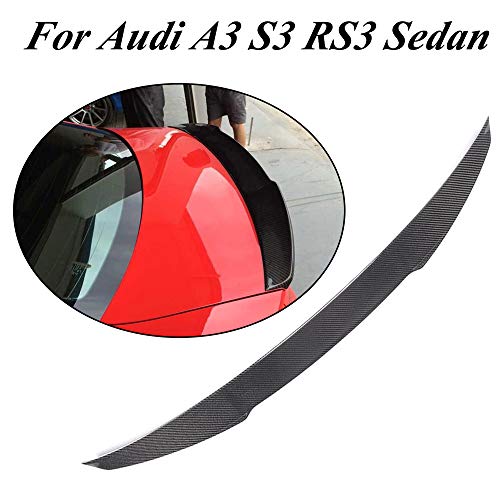 Jcsportline Trasero de Fibra de Carbono para Maletero Alerón Ala Labio