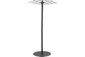 Jiawu Rotating Medal Display Stand, Easy Installation, Stylish Organizer for Athletes and Sports Enthusiasts, Carbon Steel