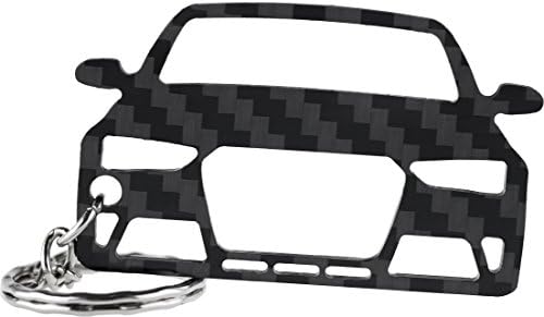 Audi RS4 B8 Carbon Key Fob in Premium Quality – Tuning Accessories Key Case/Key Cover – Also available for A1 A3 A4 A5 A6 S3 S4 S5 S6 RS3 RS4 RS5 RS6 TT RS.