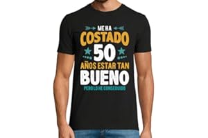 latostadora Camisetas Regalo 50 Cumpleaños Hombre - Camiseta 50 Años Hombre - Camiseta Graciosa Regalo Cumple - Regalos Originales Hombre 50 años - Ideas para Cumpleaños 50 Años