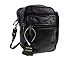 Produktbild Lorenz Herren Unisex Klein Schwarz Ledertasche Reise Travel Organiser Pouch Camera Man Bag mit Gürtelschlaufe or Schulterriemen