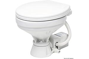 Osculati WC Elettrico 24 V Tazza Grande (Electric Toilet Unit Big Plastic Seat 24 V)