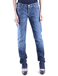 7 For All Mankind Mujer MCBI004024O Azul Algodon Jeans