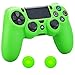 Produktbild Pandaren® Silikon hülle skin Schutzhülle für PS4 controller (grün) x 1 + thumb grip aufsätze x 2