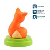 ANSMANN LED-Nachtlicht niedlicher Fuchs für Kinder/Babys Cartoon Orientierungslicht Einschlafhilfe autom. Abschaltung Touchsensor – Bestätigte Kindersicherheit, von jungen Eltern empfohlen - 3