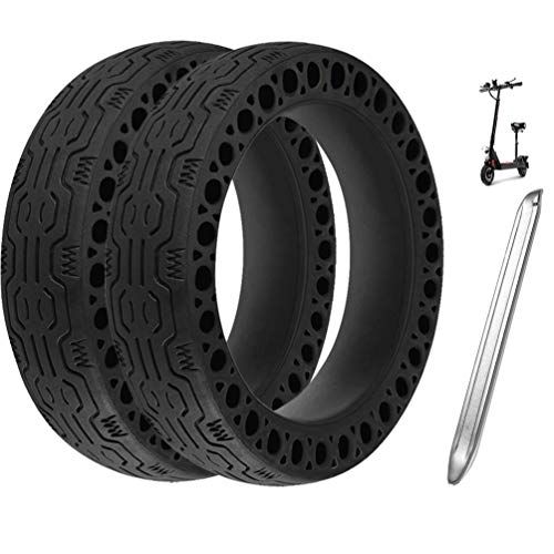 Hito Pneu Plein Compatible avec Xiaomi Electric Scooter, Durables Anti-Dérapant Roue de Pneu Cellulaire 8,5 Pouces Pneu de Rechange Solide 8 1/2X2
