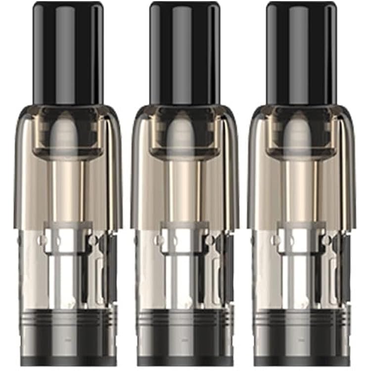 elfbar nachfüll pod läuft aus Individual parts of an e-cigarette with description of the respective parts  Stock Photo
