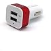 LipiWorld 2-Port USB Car Charger (Red) RS.139.00