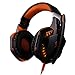 Produktbild Computer Gaming Kopfhörer Beste Stereo Casque Deep Bass Spiel Kopfhörer Headset Mit Mic LED Hintergrundbeleuchtung,Orange