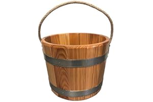 SudoreWell® Seau de Sauna en Bois de mélèze