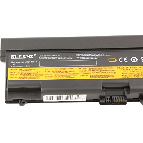BLESYS – 7800mAh Lenovo 45N1000, 45N1001, 45N1004, 45N1005 Ersatz Erweiterte Laptop Akku passen Lenovo ThinkPad L410 L412 L420 L421 L510 L520 L530 T410 T410i T420 T420i T430 T430i T510 T510i T520 T520i T530 T530I W510 W520 W530 Series - 2