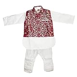 MS Creation Baby Khadi Style Ethnic Wear Kids Cotton Kurta Pyjama Product Daily Use New Born Baby Product Gift Item (6-12 Months)