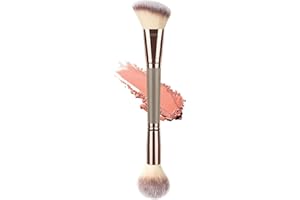 AIVEKE Foundation Makeup Brush - Double Ended Makeup Brushes for Blending Liquid Powder, Concealer Cream Cosmetics, Blush Brush