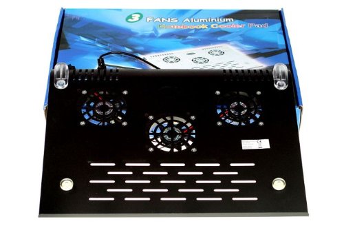 Kühler für Notebook 15" 15,4" und 17 Zoll mit 3x 60mm Lüfter