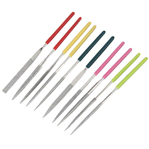 Preisvergleich Produktbild 10Pcs Schl¨¹sselfeile Nadelfeile Diamantfeile f¨¹r DIY Schimmel Handwerk Tool
