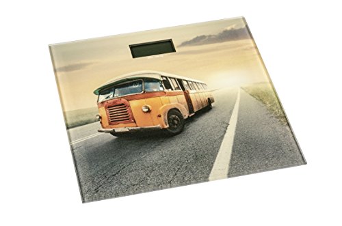 Wenko 21592100 Badwaage Vintage Bus LCD-Display - 2