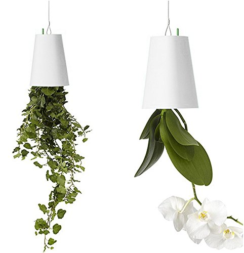 TRIXES invertierter Blumentopf auf dem Kopf nach unten hängender Pflanzentopf - 3