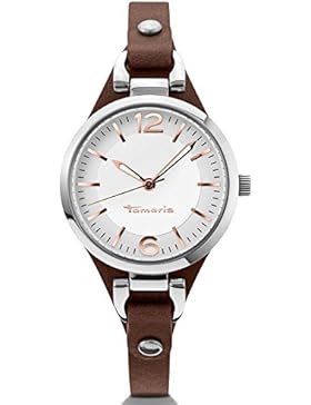 Tamaris Damen-Armbanduhr Virginia Analog Quarz Leder B02012010