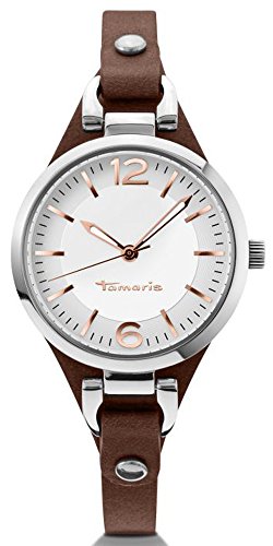 Tamaris Damen-Armbanduhr Virginia Analog Quarz Leder B02012010 Tamaris Damen-Armbanduhr Virginia Analog Quarz Leder B02012010