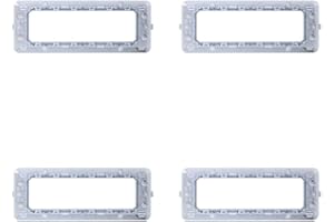 Elektronova, supporto 6 posti (506) compatibile con BTicino Matix, confezione da 4 pezzi