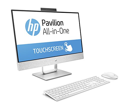 HP Pavilion All-in-One 24-x058ns - Ordenador de sobremesa DE 23 8  FHD  Intel Core i7-7700T  8 GB RAM  1 TB HDD  Intel HD 630  Windows 10 Home 64  Blanco Nieve - con Teclado QWERTY Espa  ol y Rat  n