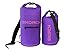 Produktbild skorch 2 Pack mit 20l wasserdichter Rucksack und 10L DRY BAG – Lila mit Pink Branding –, Rugby, Wandern, Triathlon, Schwimmen, Walking.