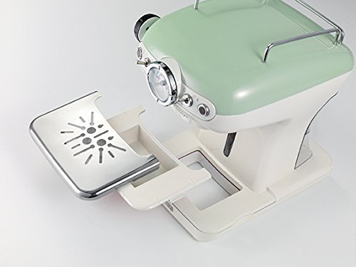 Ariete UK 1389 Retro Espresso Coffee Maker, 900 W, Cappucino Coffee Machine Vintage Series (Green)