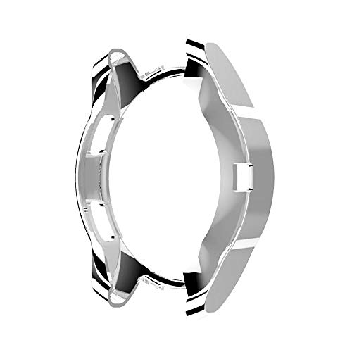 Preisvergleich Produktbild HEATLE Ultradünne Uhr Schutzhülle, Gute Qualität 1pc Ultradünne Tpuplating Schutzhülle Für Samsung Galaxy Watch 46mm (0.20 * 8.0 8 * 8.0cm, Silver)