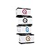 Produktbild IQ Tape 4 Rollen 5cm x 5m inkl. Fixierring und Anleitung. Weltneuheit - neues Kinesiologie Tape (Schwarz) IQ Tape von Kintex 5cm x 5m Faszilatoren Tapingverband bei Rückenschmerzen Bandscheibenvorfall chronische Schmerzen Muskel bei Ursachen von Verspannungen Sportverletzungen Kinesiologie Tape 2,25€/m