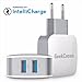 GeekCases Blaze Mini Universal Charger ( Fast Charge - 3.4A - 17W / 2 USB Ports / IntelliCharge / Auto-ID) with Surge and Over-charge protection for Apple, Samsung, HTC, LeeCo, Xiaomi,Motorola, Vivo, Oppo RS.599.00