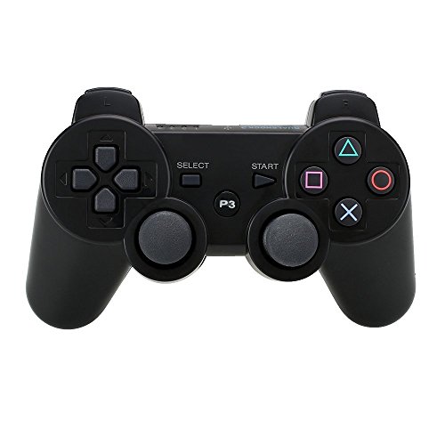 Preisvergleich Produktbild Gamepad Controller Wireless Spiele Doppel-Erschütterungs der Kontrolleure für ps3. (Schwarz)