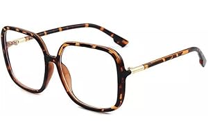 TECH-LINE-DIRECT FASHION ACCESSORIES Lunettes anti-lumière bleue pour femme - Anti-reflet - Filtre UV - Lunettes de jeu sur ordinateur - Lunettes carrées rétro