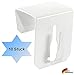10x Fensterhaken Dekohaken Fensterclip für Fensterdekoration Weiß 20-23mm