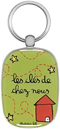 Original Home Key Ring [French Language] Gift Keyring – DLP Derrière La Porte